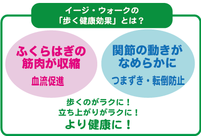 イージ・ウォークの「歩く健康効果」とは？